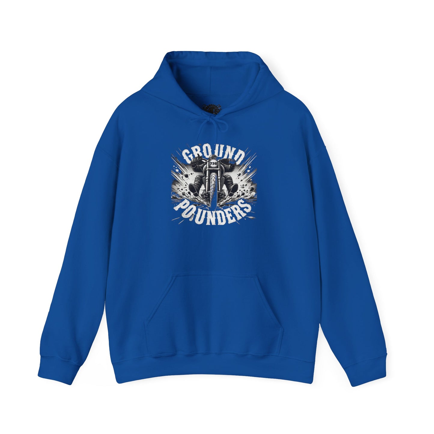 Biker Hoodie: Ground Pounders Asphalt Crush
