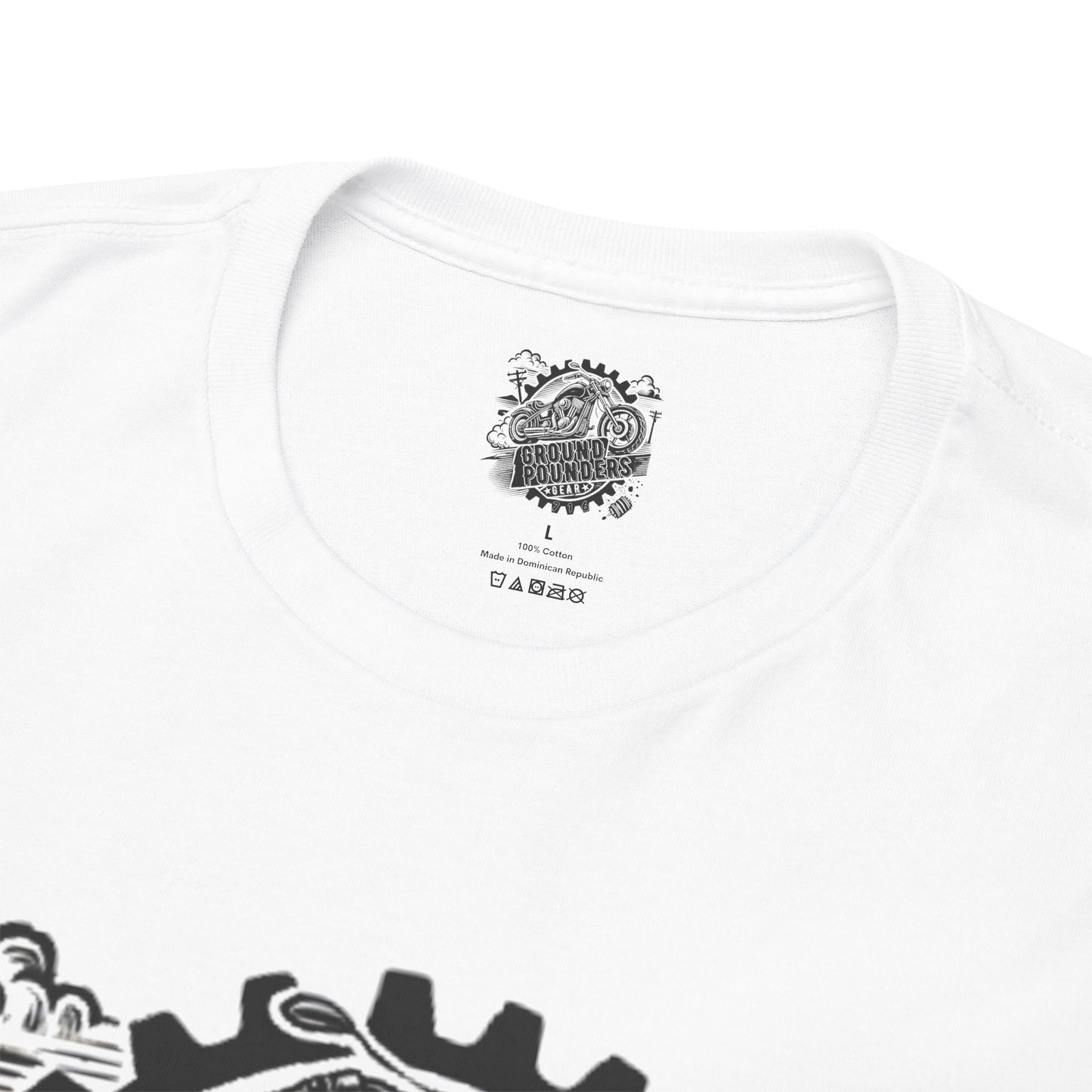 Biker Tee: Ground Pounders Logo