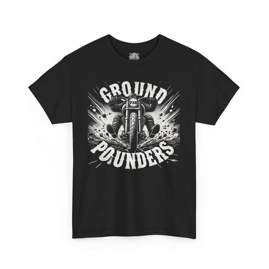 Biker Tee: Ground Pounder Asphalt Smash