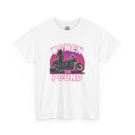 Biker Tee: Women Who Pound Pink/Purple