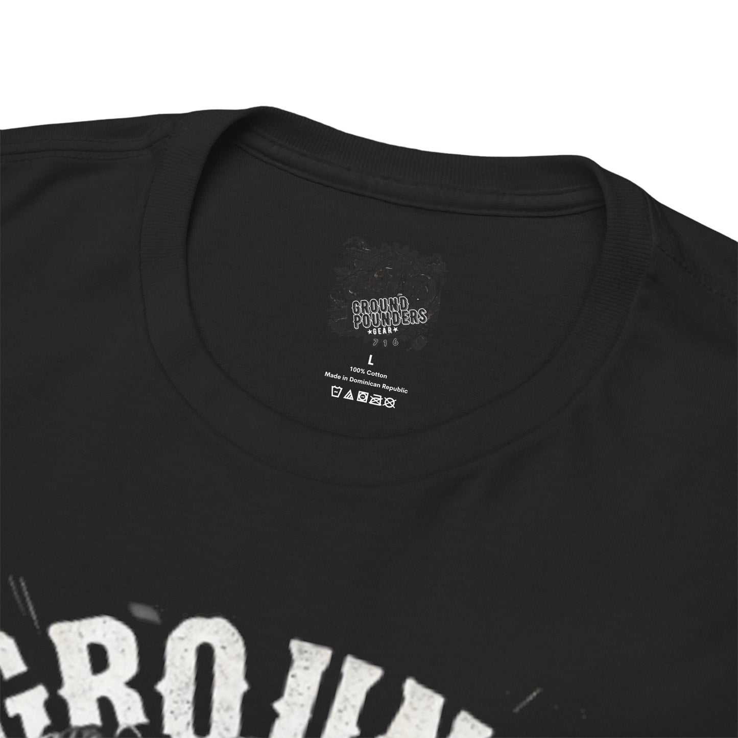 Biker Tee: Ground Pounder Asphalt Smash