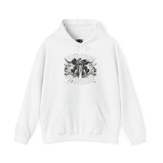 Biker Hoodie: Ground Pounders Asphalt Crush