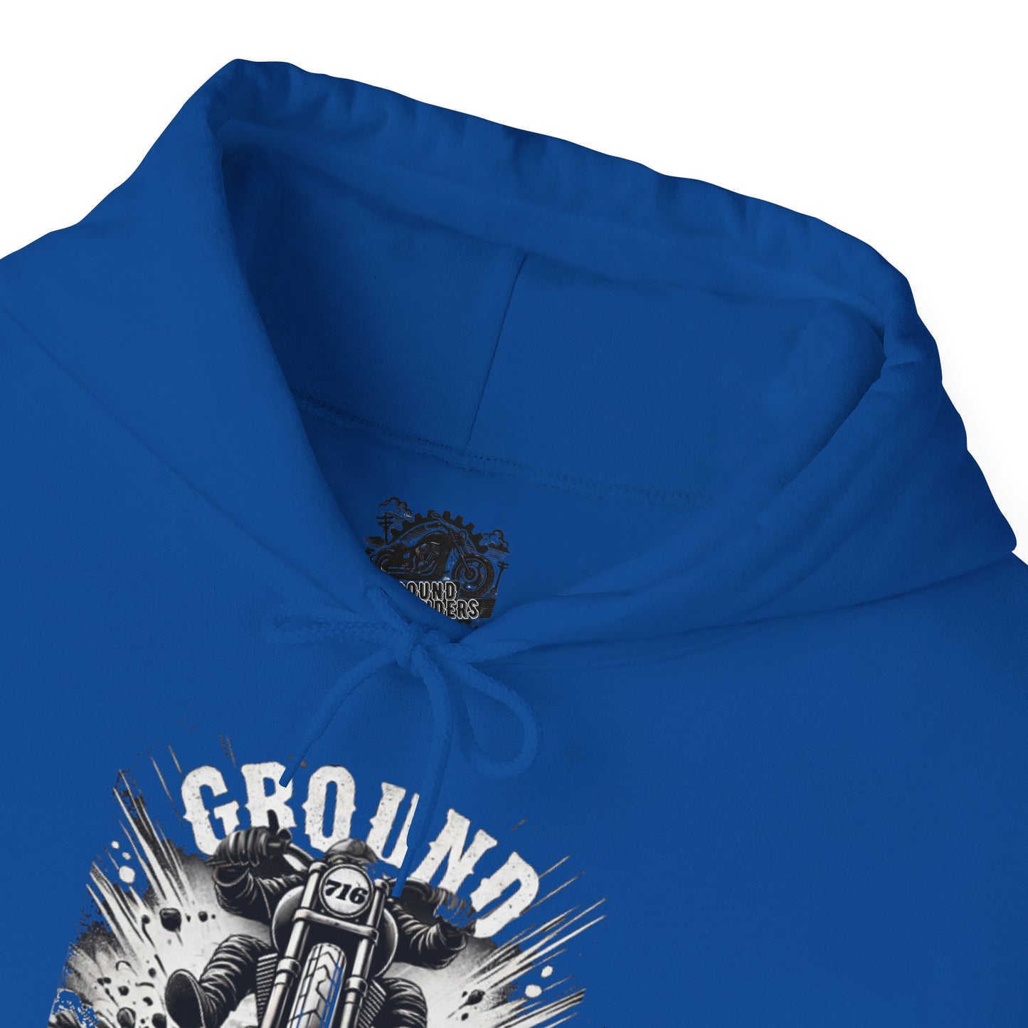 Biker Hoodie: Ground Pounders Asphalt Crush