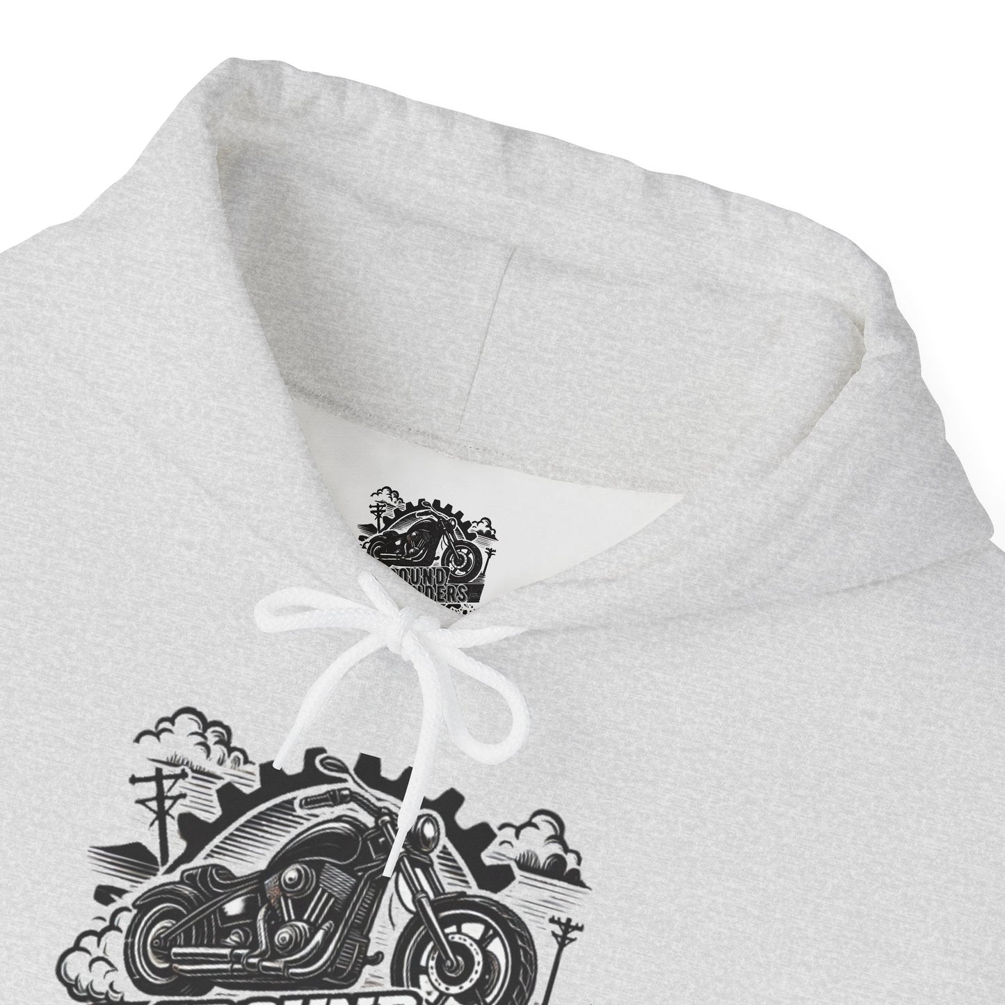 Biker Hoodie: Ground Pounders Smoke