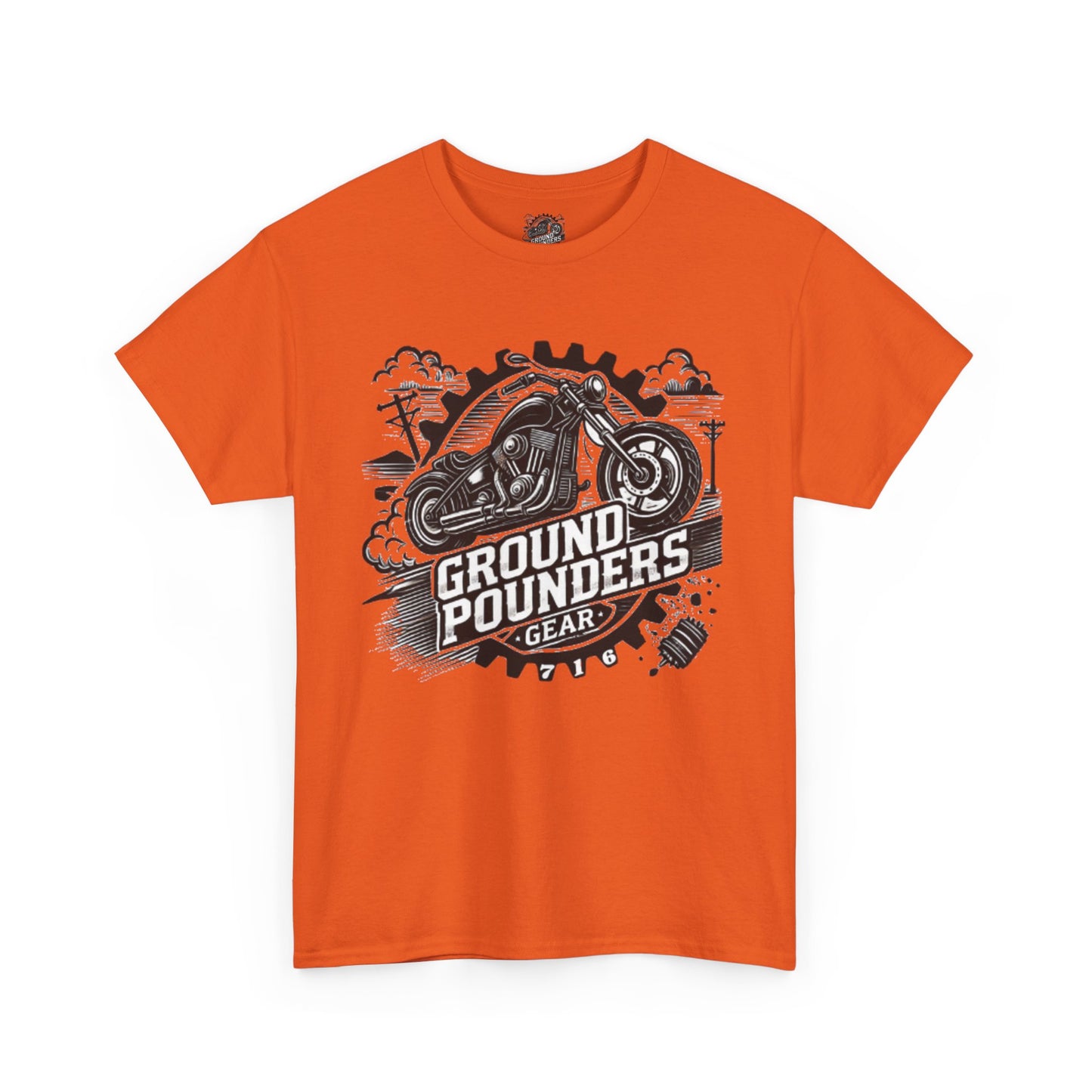 Copy of Biker Tee: Ground Pounders Logo