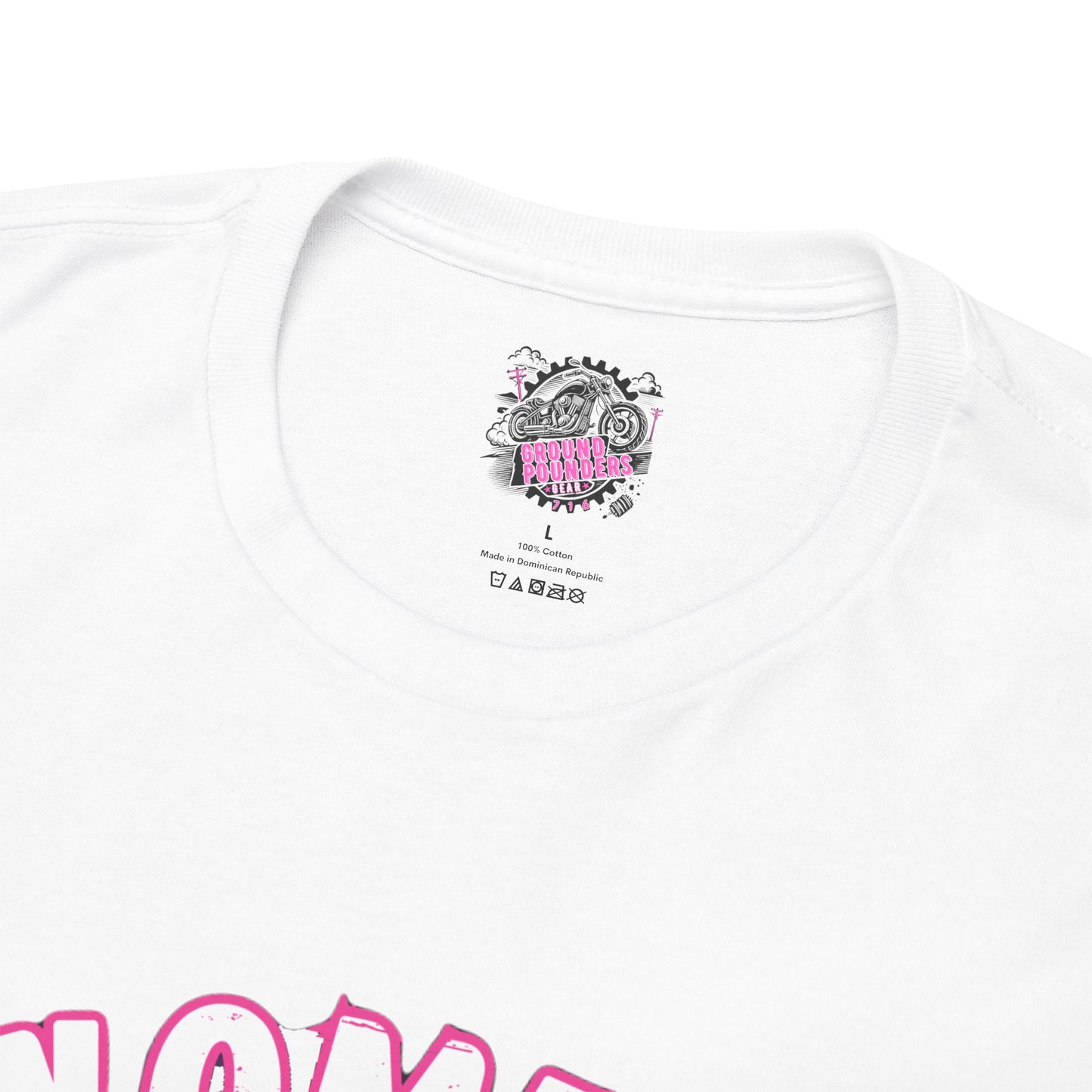 Biker Tee: Women Who Pound Pink/Purple