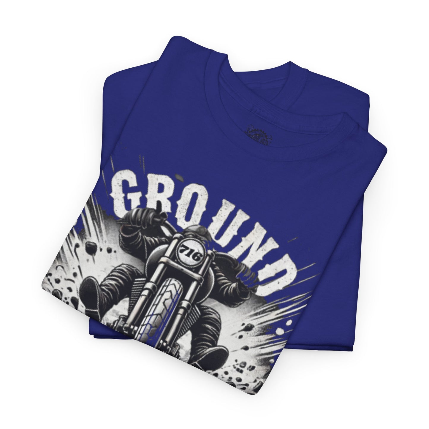 Biker Tee: Ground Pounder Asphalt Smash