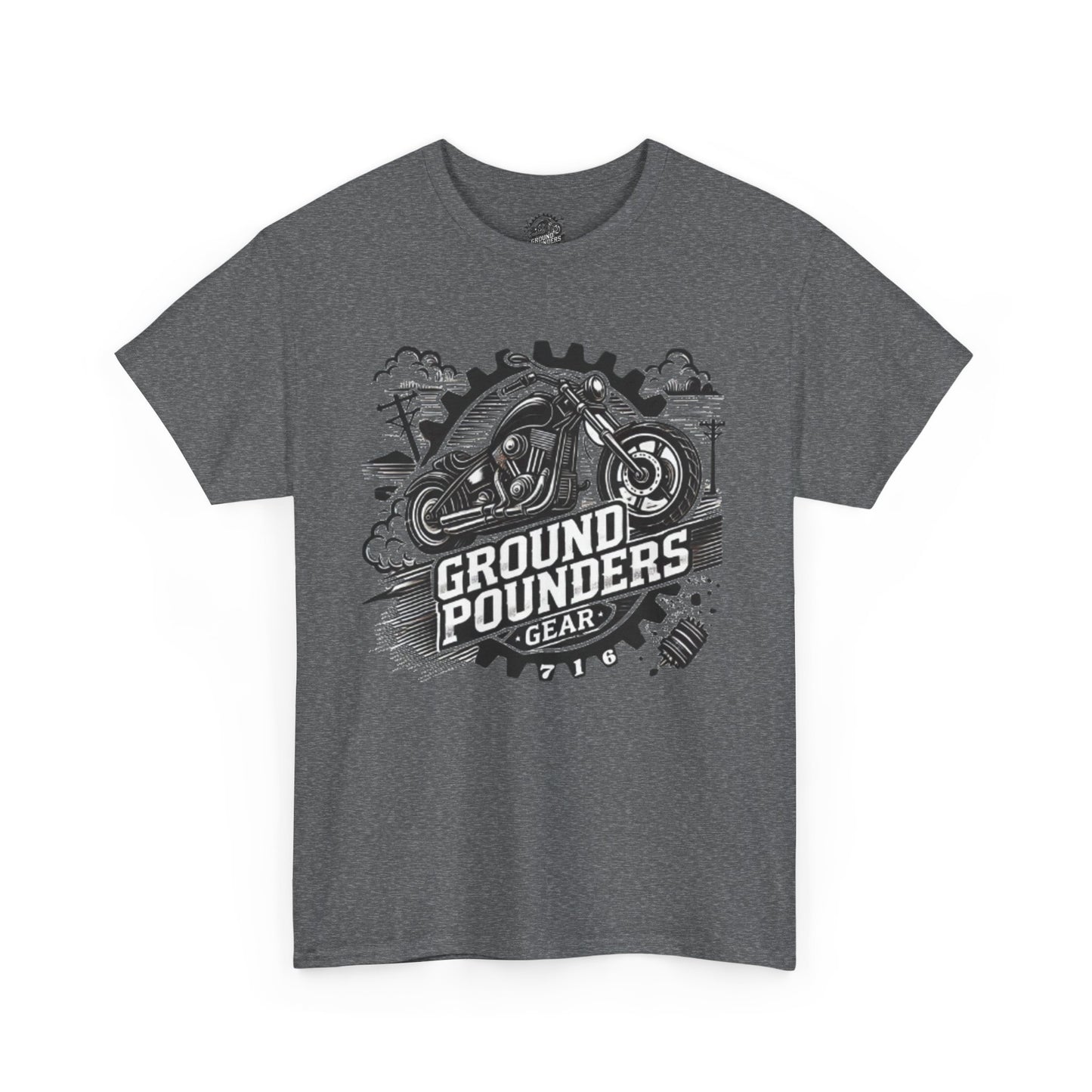 Copy of Biker Tee: Ground Pounders Logo