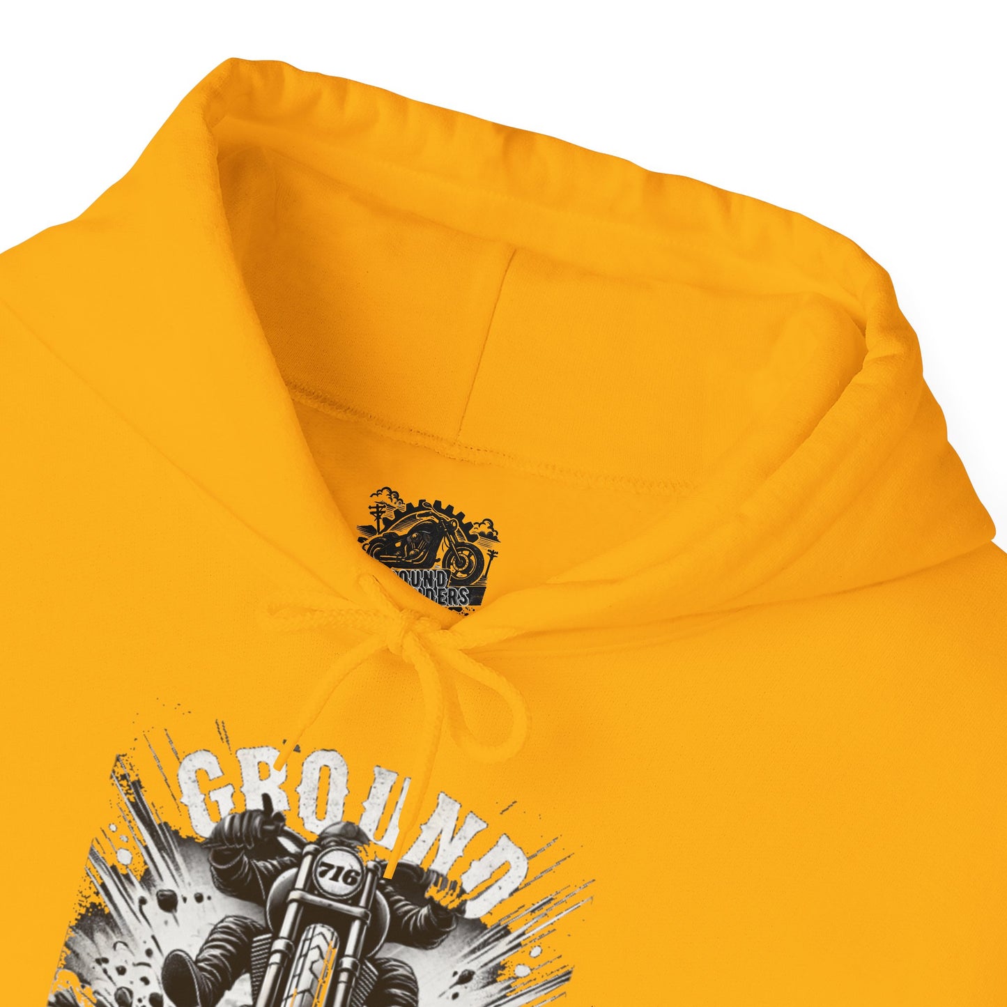 Biker Hoodie: Ground Pounders Asphalt Crush