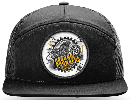 716 PATCH TRUCKER HAT - BLK/GOLD